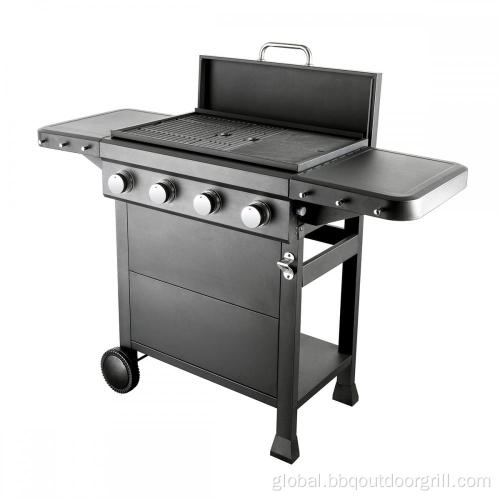 Flat Gas Grill 4 Burner Outdoor Flat Top Grill Supplier